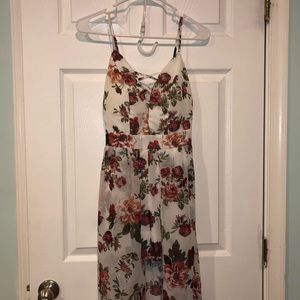 Floral Maxi romper